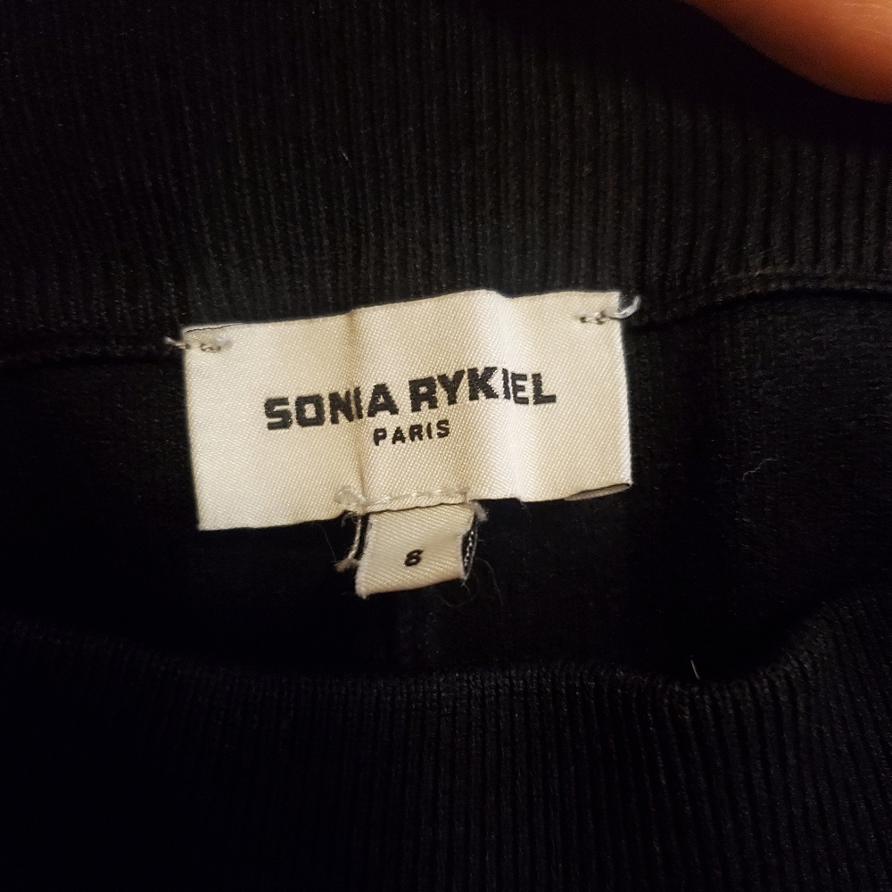 Black Sweatpants with Rhinestone Logo - Picture 2 of 3